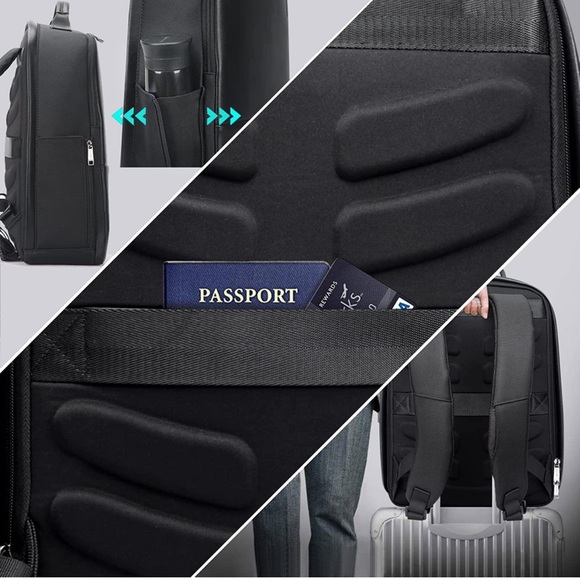 best men's shoulder bags for travel Amazon Sellers: Best Fall for Style Backpacks & Bags | Color:Deep Ocean Blue Exquisite details and fine